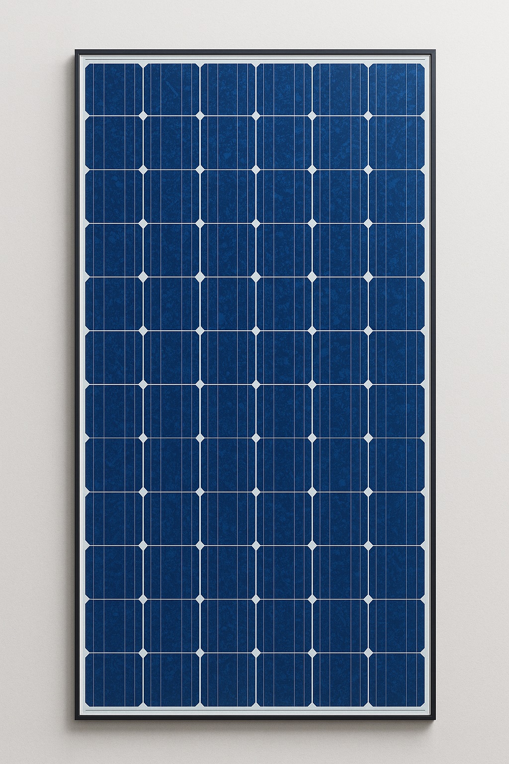 Gambar panel surya polikristalin